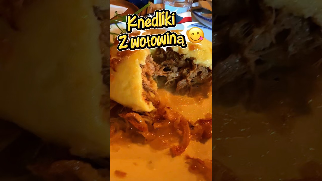 Knedliki z dużą ilością wołowiny