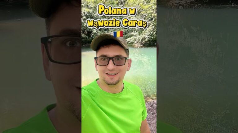 Turkusowa rzeka i spacer Lenki w Rumunii